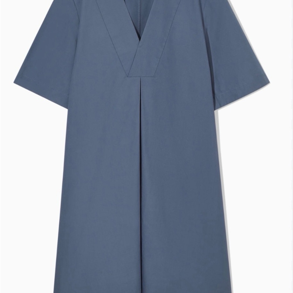COS  Blue V-Neck Dress
